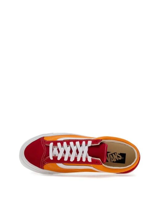 Vans Orange Lx Old Skool Sneakers