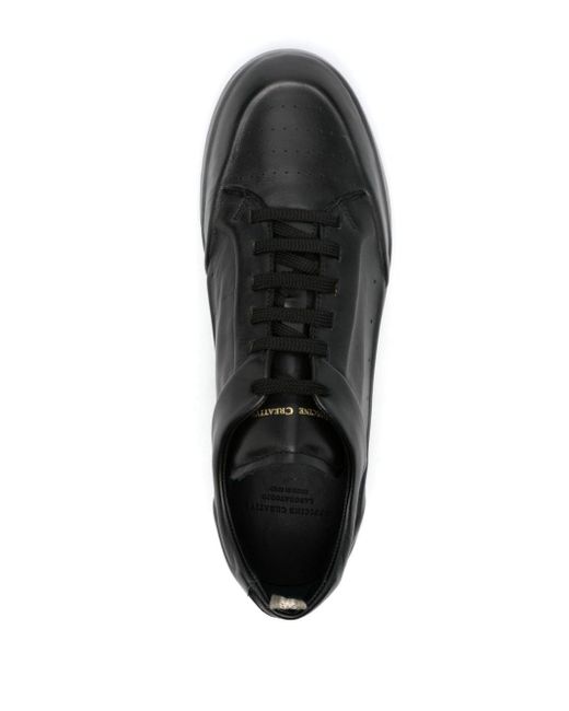 Officine Creative Black Ace 016 Leather Sneakers for men