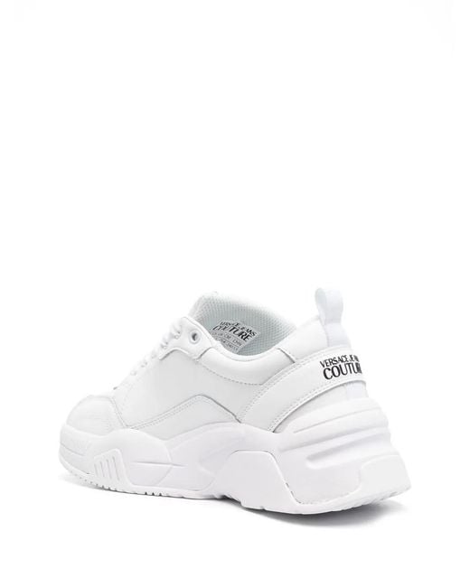 Versace Jeans Couture White Trainers