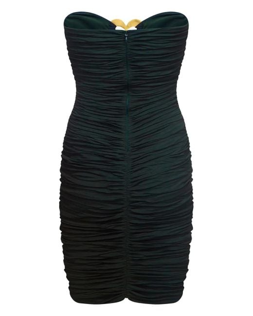 Vestido En Color Verde Oscuro Talla (También En Xs) Area de color Black