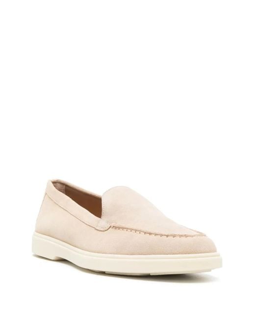 Santoni Natural Flat Shoes