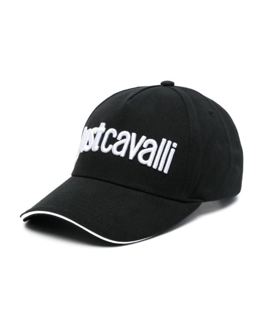 メンズ Just Cavalli ロゴ キャップ Black