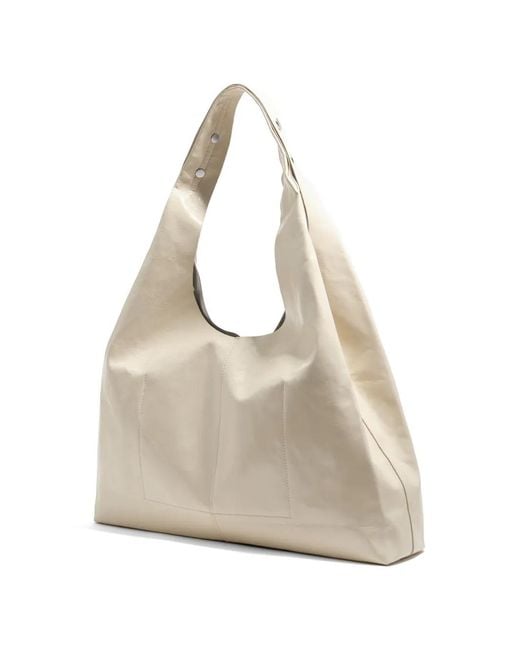 Bimba Y Lola Natural Large Paper Bikini Shoulder Bag