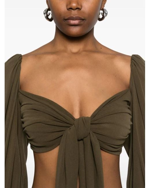 Philosophy Di Lorenzo Serafini ドレープディテール トップ Green