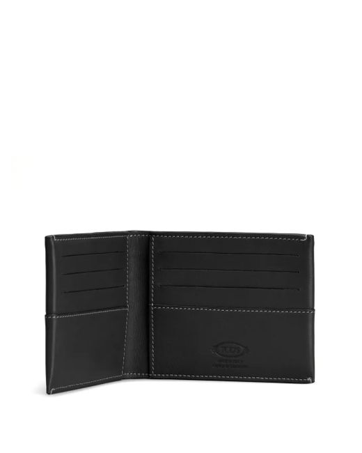 Tod's Black Leather Wallet for men