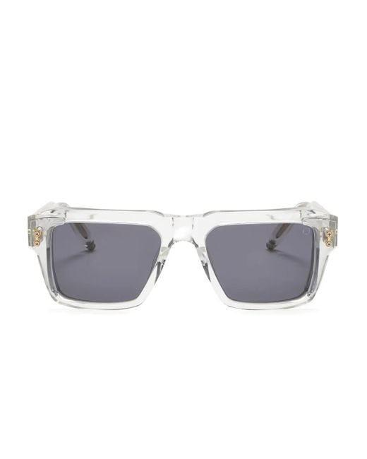 Akoni Gray Hercules Square-Frame Sunglasses for men