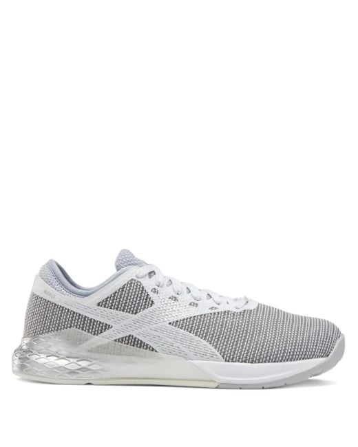 Reebok White Nano 9 Sneakers