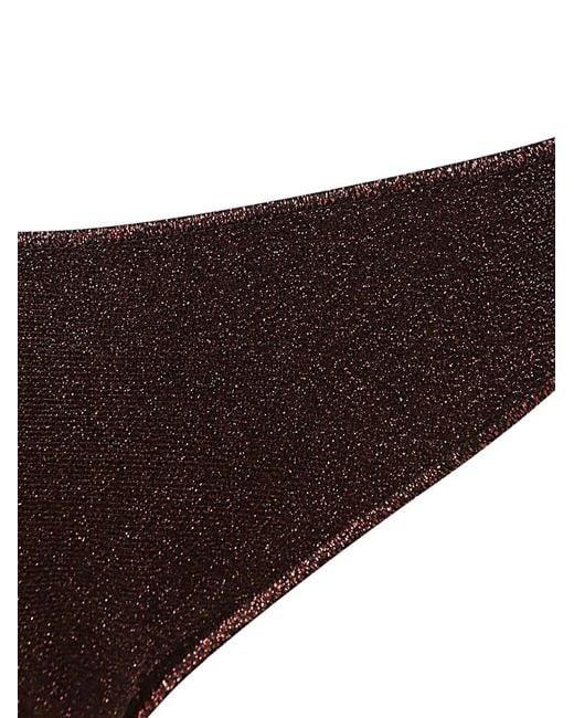 Oseree Purple Bikini À Paillettes