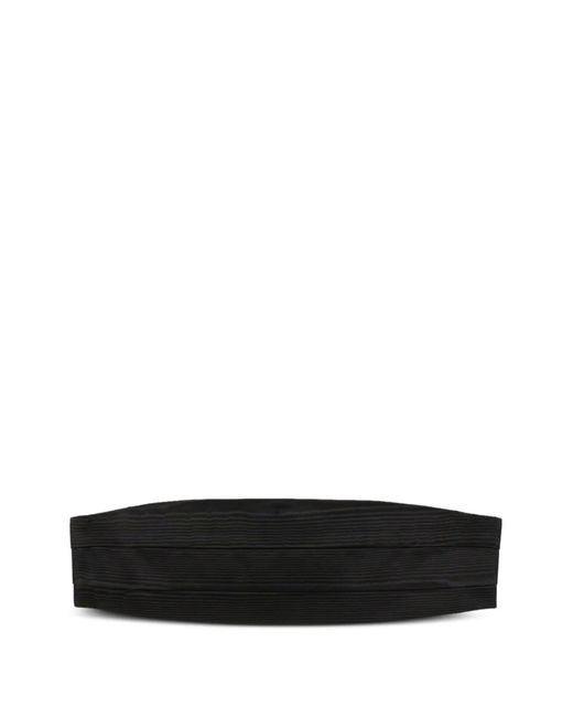 Tom Ford White Pleated Cummerbund Belt for men