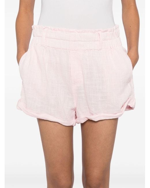 Free People Pink Solar Shorts