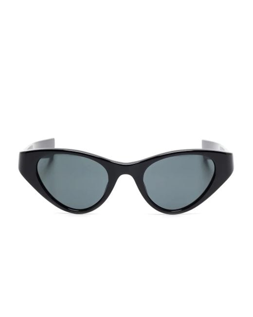 Saint Laurent Black Cat-Eye Frame Sunglasses