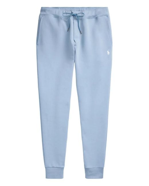 Polo Ralph Lauren Blue Drawstring Ribbed Track Pants for men