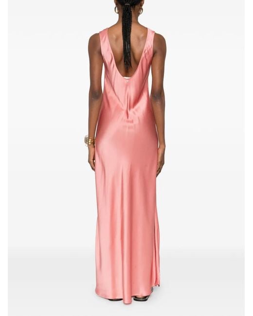 Ottod'Ame Pink Sleeveless Maxi Dress