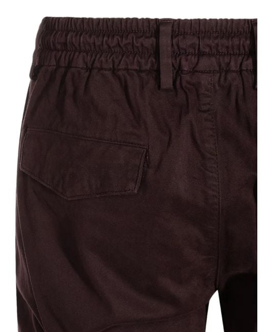 Eleventy Red Drawstring Pleated Trousers for men