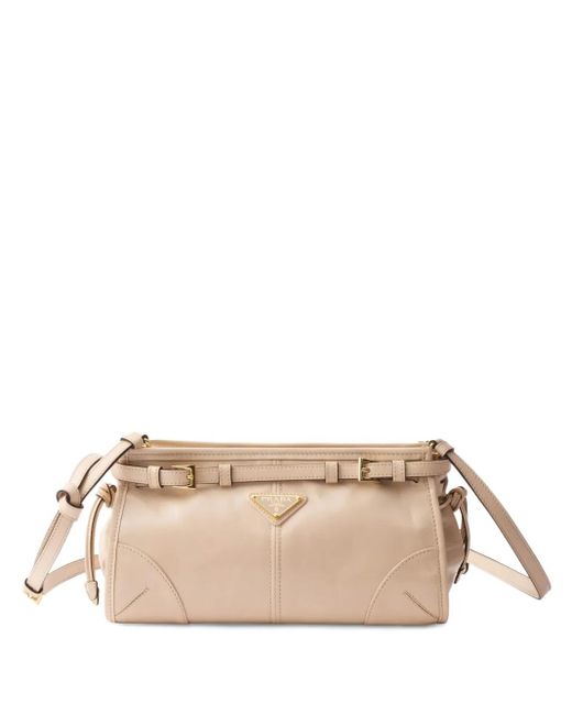 Prada Natural Small Bonnie Shoulder Bag