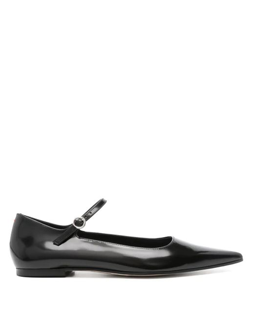 Aeyde Black Cleo Ballet Flats