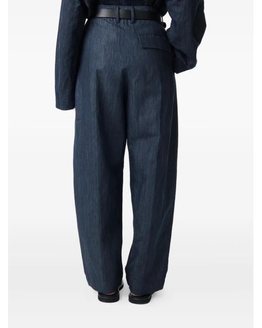 Studio Nicholson Blue Acuna Trousers
