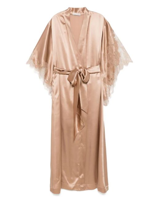 Carine Gilson Natural Silk Robe