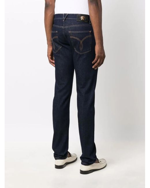Versace Blue Slim Jeans for men
