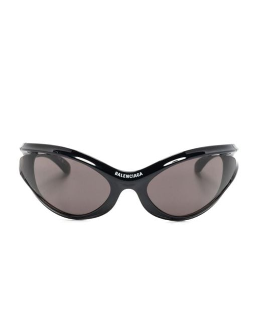 Balenciaga Gray Dynamo Cat-eye Sunglasses