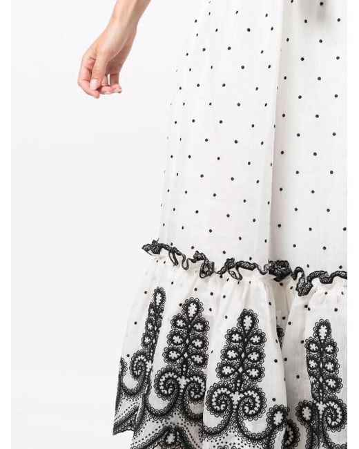 Zimmermann White Lovestruck Rope Skirt