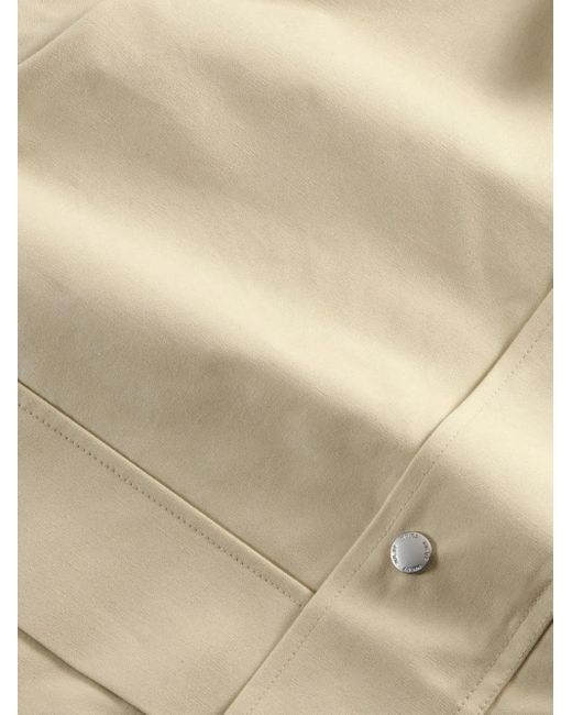NN07 Natural Paulo Press-Stud Overshirt for men