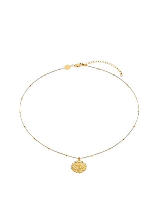 Yoj Metallic Conchigla Shell-Pendant Necklace