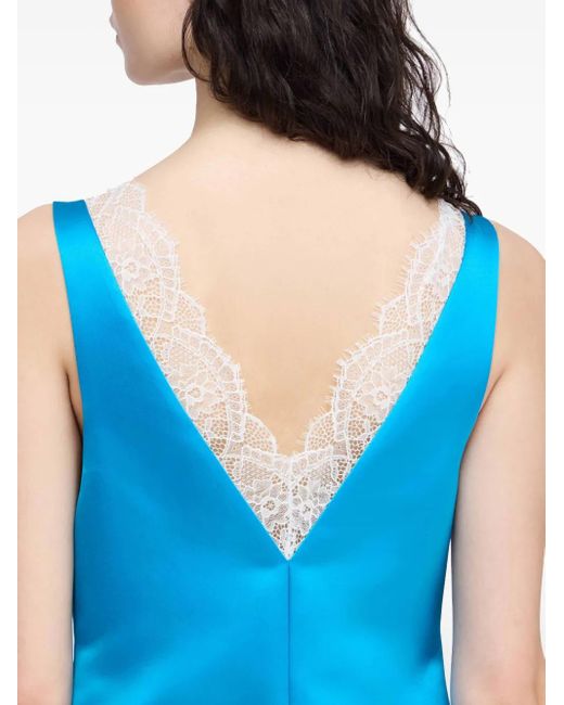 Abito Con Scollo A V di J.W. Anderson in Blue
