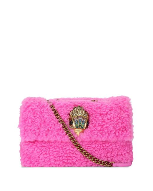 Kurt Geiger Pink Kensington Fur Tote Bag