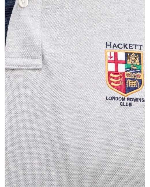 Polo Con Bordado Hackett de hombre de color White