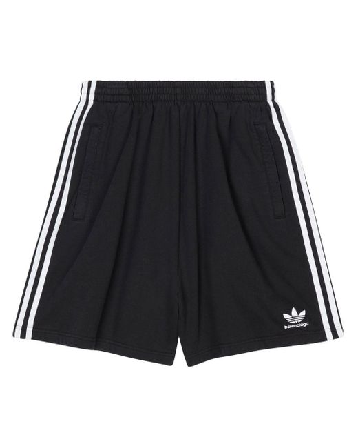 Shorts sportivi x adidas da Uomo di Balenciaga in Nero Lyst