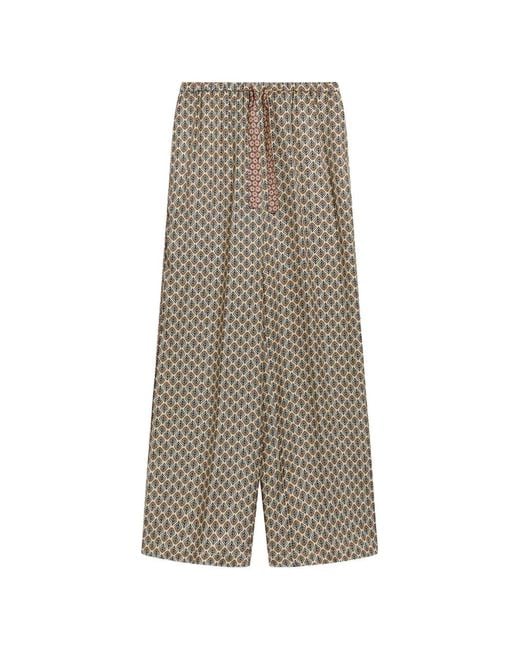 Momoní Natural Fol Elasticated Palazzo Pants