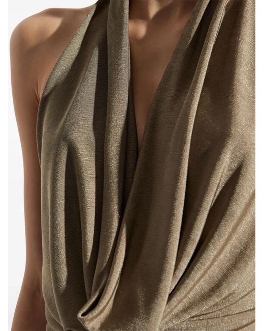 M I S B H V Natural Halterneck Top