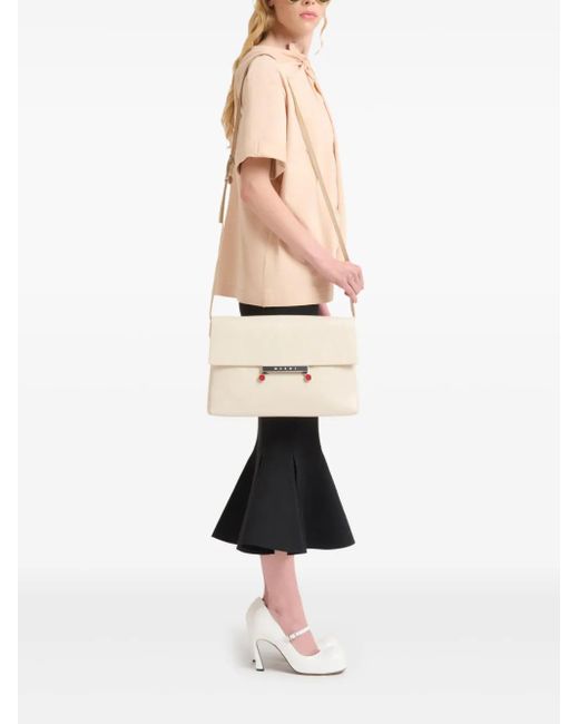 Marni Natural Medium Envelope Shoulder Bag