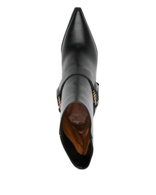 Roberto Festa Black Leather Ankle Boots