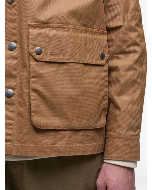 Barbour Hemdjacke mit Tasche in Brown für Herren