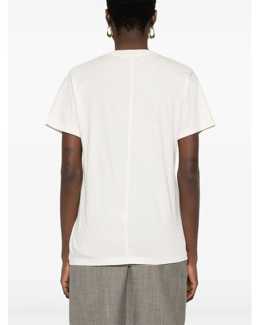 The Row White Foz Short-sleeve T-shirt - Women's - Cotton