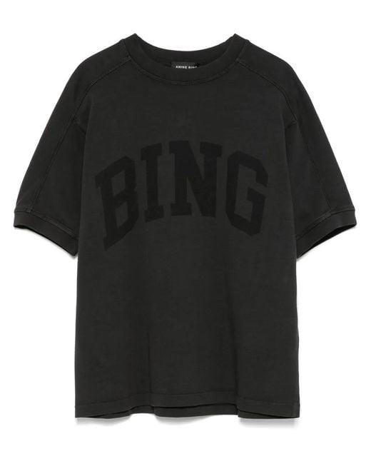 Anine Bing Black T-Shirt Bing