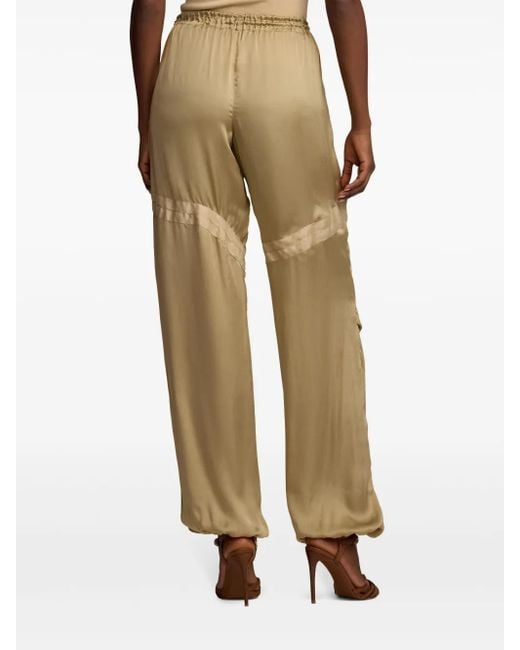 Ralph Lauren Natural Charmeuse Trousers