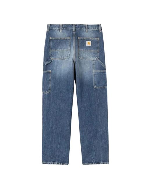 Carhartt Blue Double Knee Pants for men