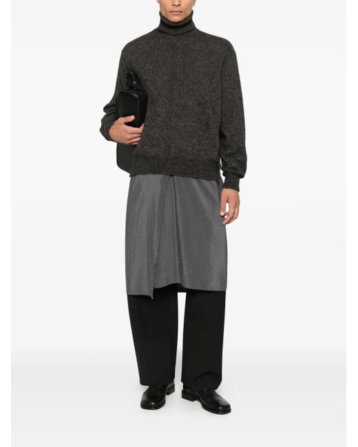 stein Black Roll-Neck Sweater