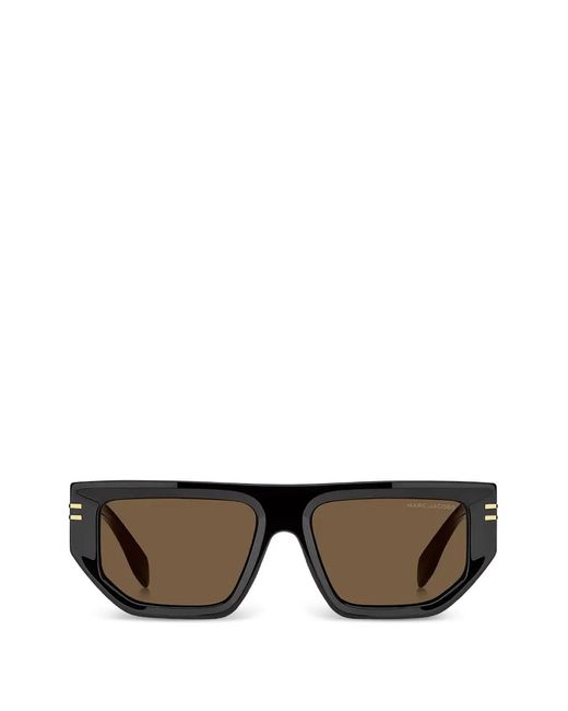 Marc Jacobs Gray Geometric-Frame Sunglasses for men