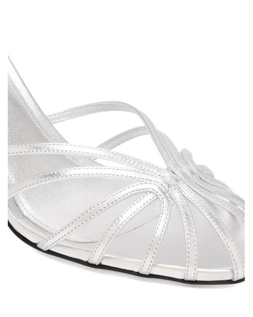 ALEVI White Mules 75Mm