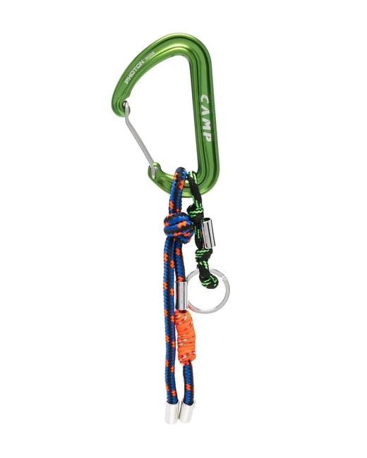 DSquared² Green Knot-Rope Carabiner Keyring for men