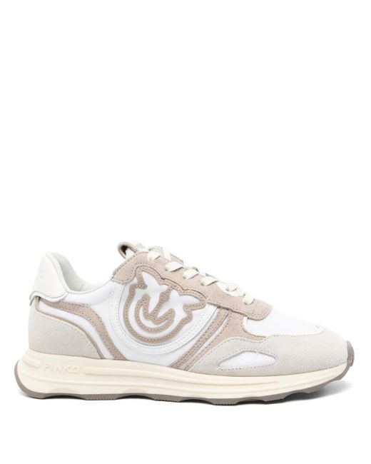 Pinko White Zoe' Low-Top Sneaker