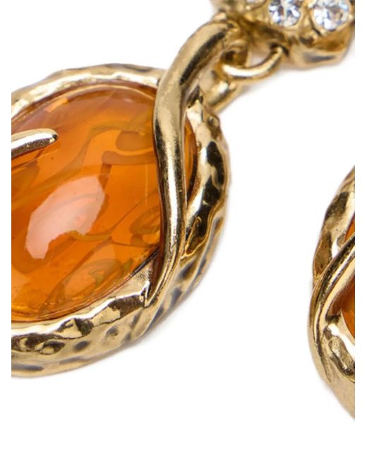 Roberto Cavalli Metallic Halskette Mit Schmucksteinen