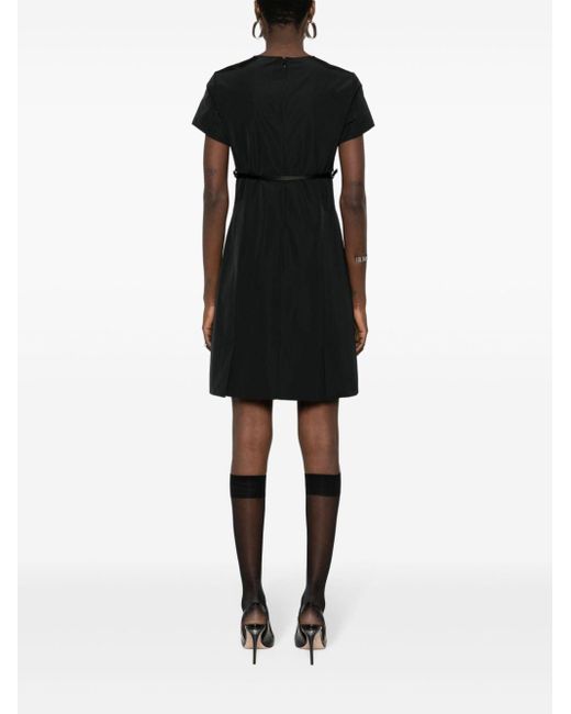 Vestido corto Voyou con cinturón Givenchy de color Black