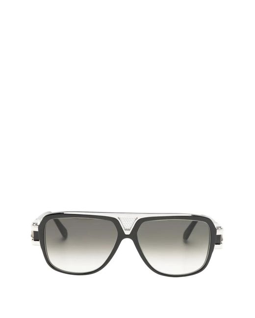 Maybach Gray The Boss I Pilot-Frame Sunglasses