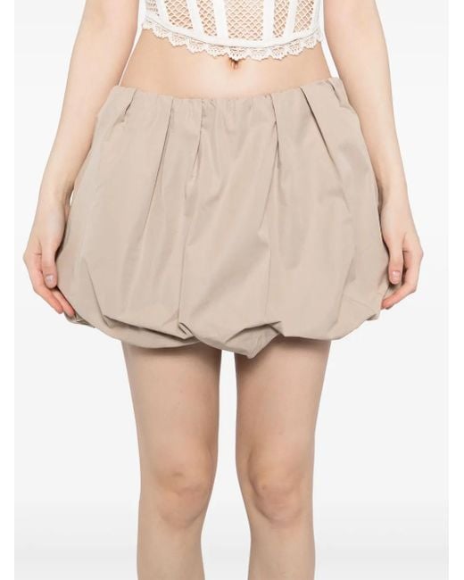 JNBY Natural Pleated Cropped Waist Skirt