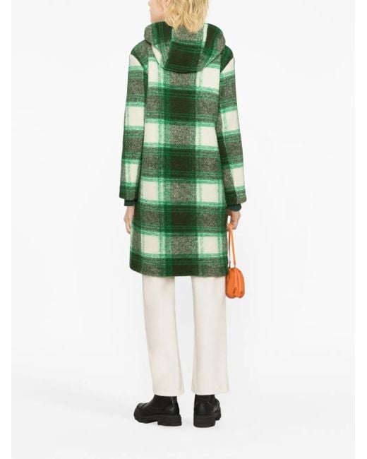 Woolrich Geruite Jas in het Green